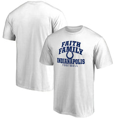 Indianapolis Colts Faith Family T-Shirt White | NFL