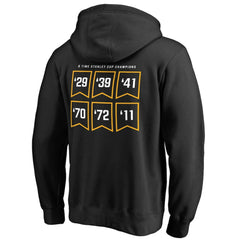 Boston Bruins Raise the Banner Pullover Hoodie - Black - NHL