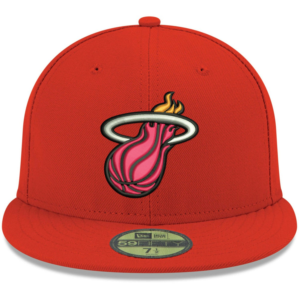 Miami Heat Team Color 59FIFTY Fitted Hat Red - NBA