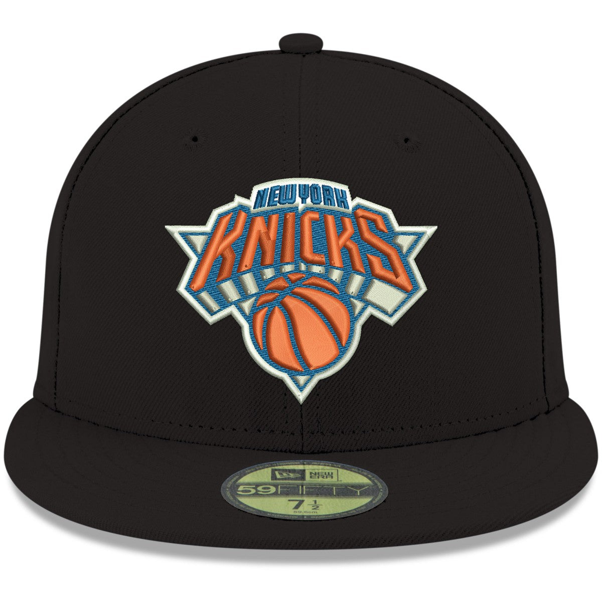 New York Knicks Team Color 59FIFTY Fitted Hat Black - NBA