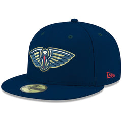 New Orleans Pelicans Team Color 59FIFTY Fitted Hat Navy - NBA