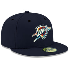 Oklahoma City Thunder Team Color 59FIFTY Fitted Hat Navy - NBA