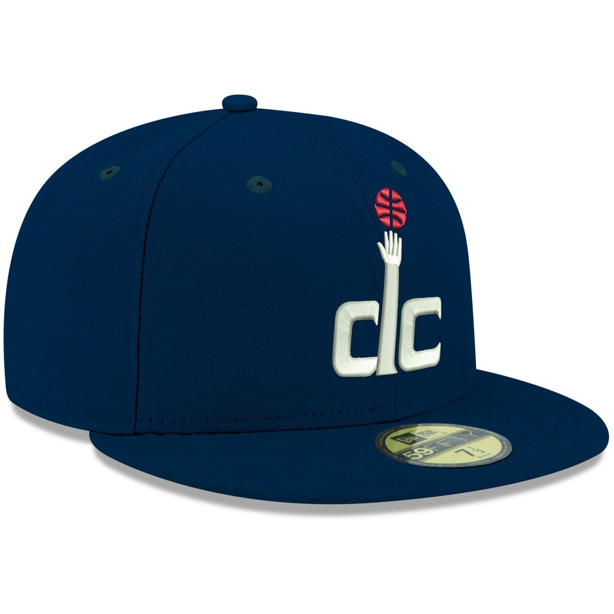 Washington Wizards Team Color 59FIFTY Fitted Hat Navy - NBA