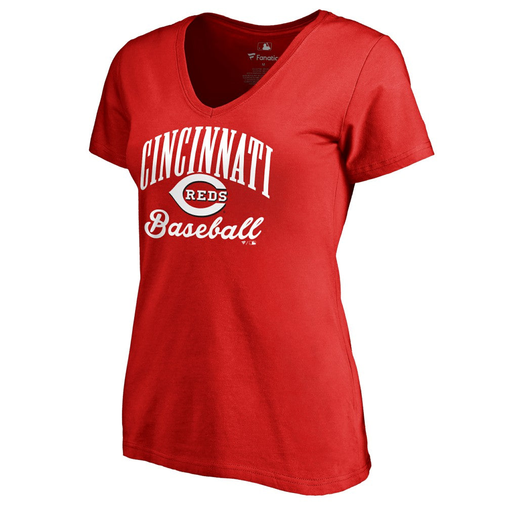 Cincinnati Reds Women's Victory Script T-Shirt - MLB