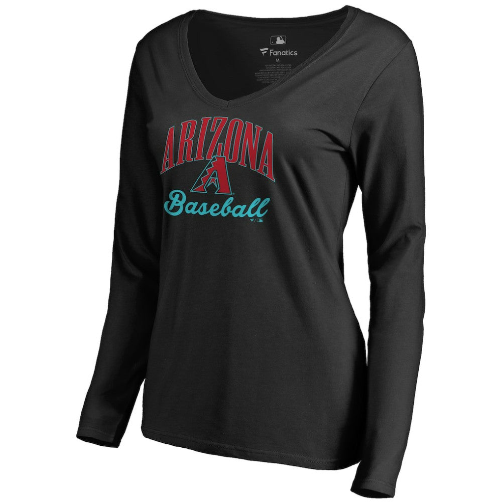 Arizona Diamondbacks Women's Victory Script Long Sleeve T-Shirt - MLB