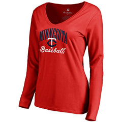 Minnesota Twins Women's Victory Script Long Sleeve T-Shirt - MLB