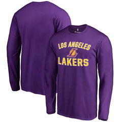 Los Angeles Lakers Victory Arch Long Sleeve T-Shirt Purple - NBA