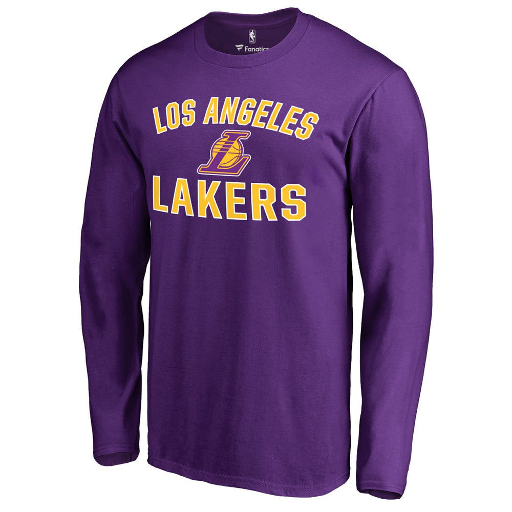Los Angeles Lakers Victory Arch Long Sleeve T-Shirt Purple - NBA