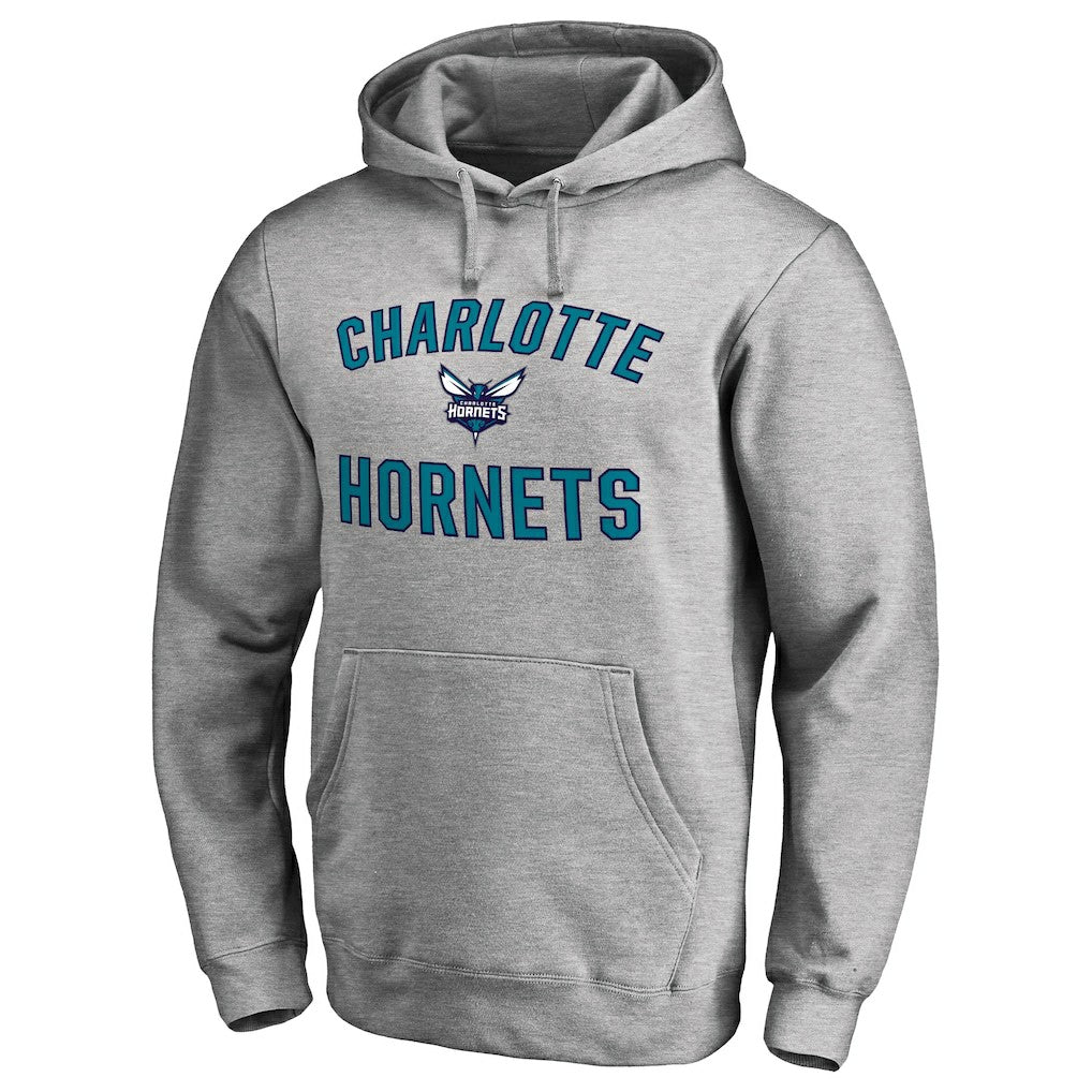 Charlotte Hornets Victory Arch Pullover Hoodie Ash - NBA