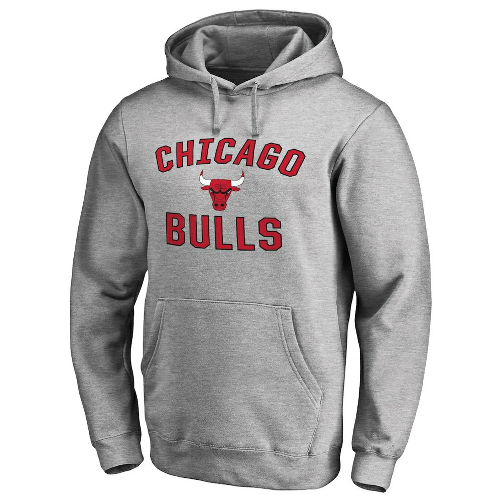 Chicago Bulls Victory Arch Pullover Hoodie Ash - NBA
