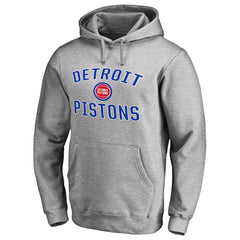 Detroit Pistons Victory Arch Pullover Hoodie Ash - NBA