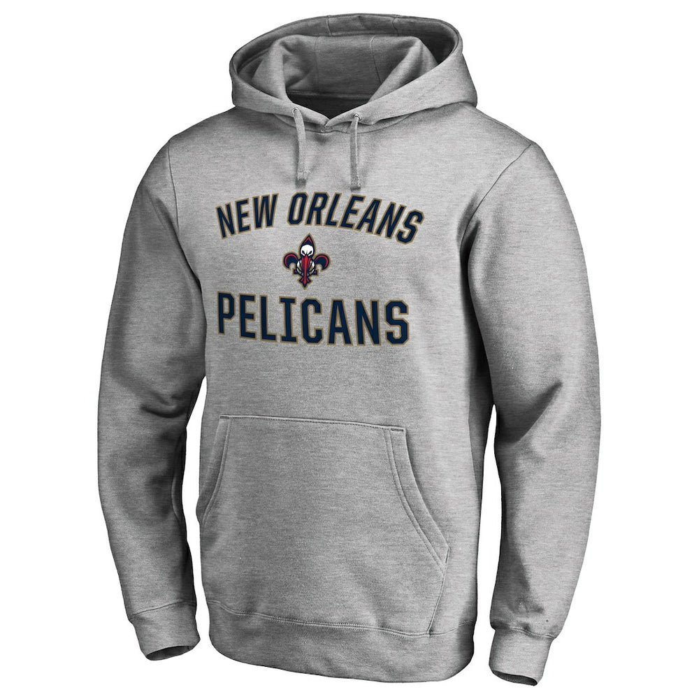 New Orleans Pelicans Victory Arch Pullover Hoodie Ash - NBA