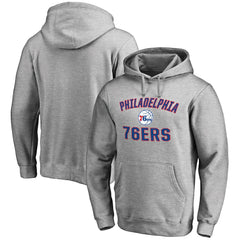 Philadelphia 76ers Victory Arch Pullover Hoodie Ash - NBA