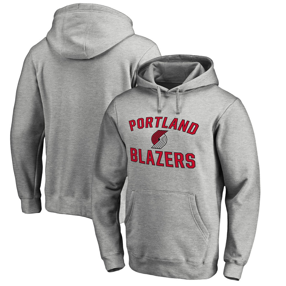Portland Trail Blazers Victory Arch Pullover Hoodie Ash - NBA