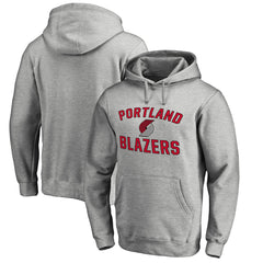 Portland Trail Blazers Victory Arch Pullover Hoodie Ash - NBA