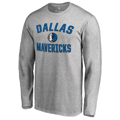 Dallas Mavericks Victory Arch Long Sleeve T-Shirt Ash - NBA
