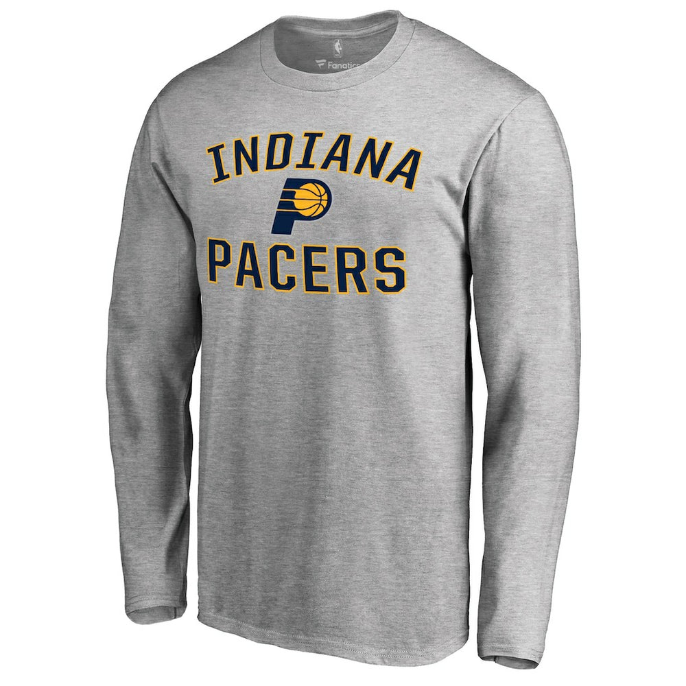 Indiana Pacers Victory Arch Long Sleeve T-Shirt Ash - NBA