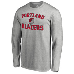 Portland Trail Blazers Victory Arch Long Sleeve T-Shirt Ash - NBA