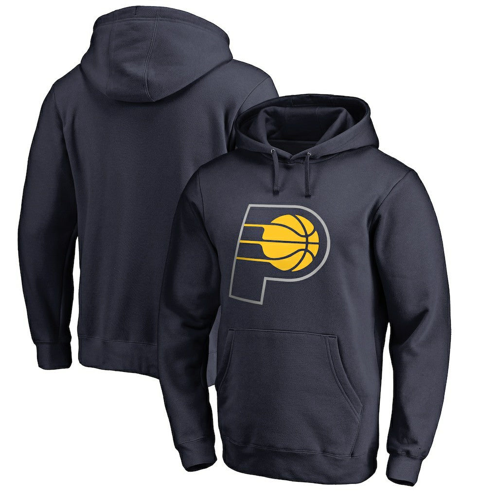 Indiana Pacers Primary Logo Pullover Hoodie Navy - NBA
