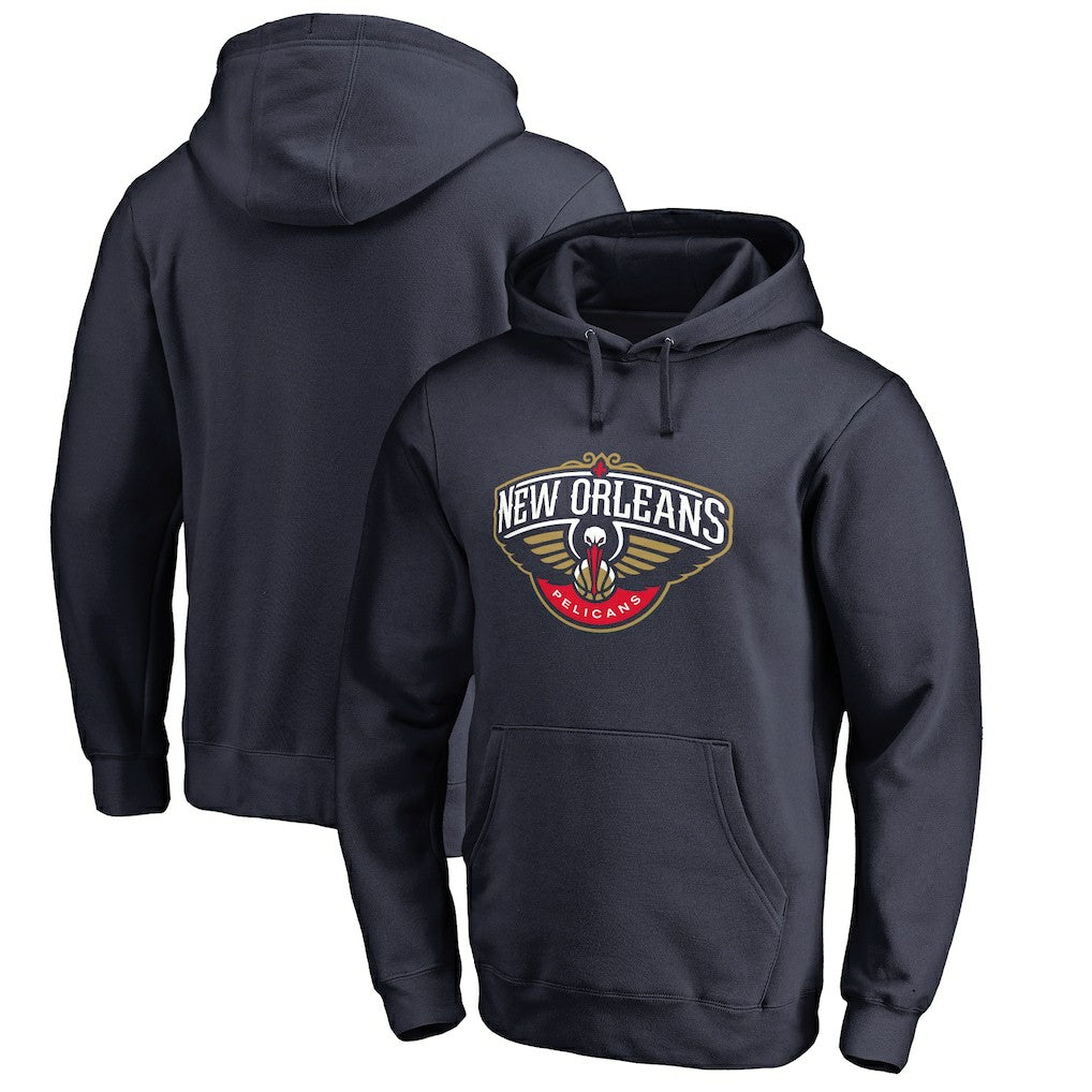 New Orleans Pelicans Primary Logo Pullover Hoodie Navy - NBA