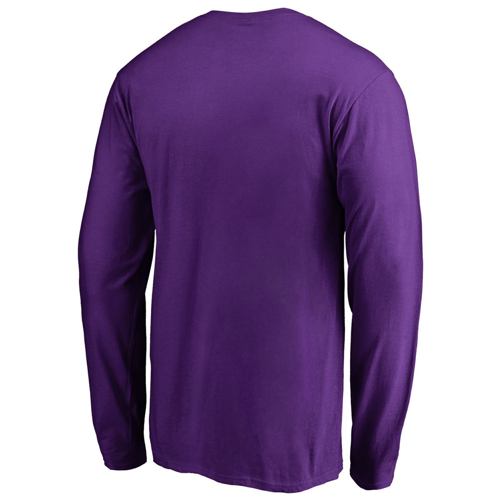 Sacramento Kings Primary Logo 2 Long Sleeve T-Shirt Purple - NBA