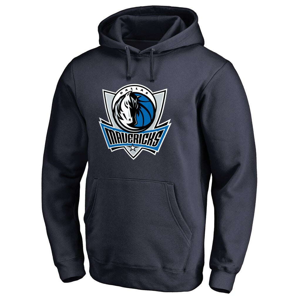 Dallas Mavericks Primary Logo Pullover Hoodie Navy - NBA