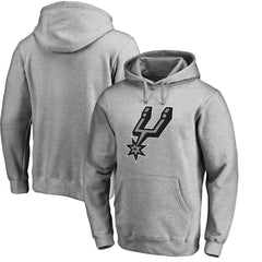 San Antonio Spurs Primary Logo Pullover Hoodie Heather Gray - NBA