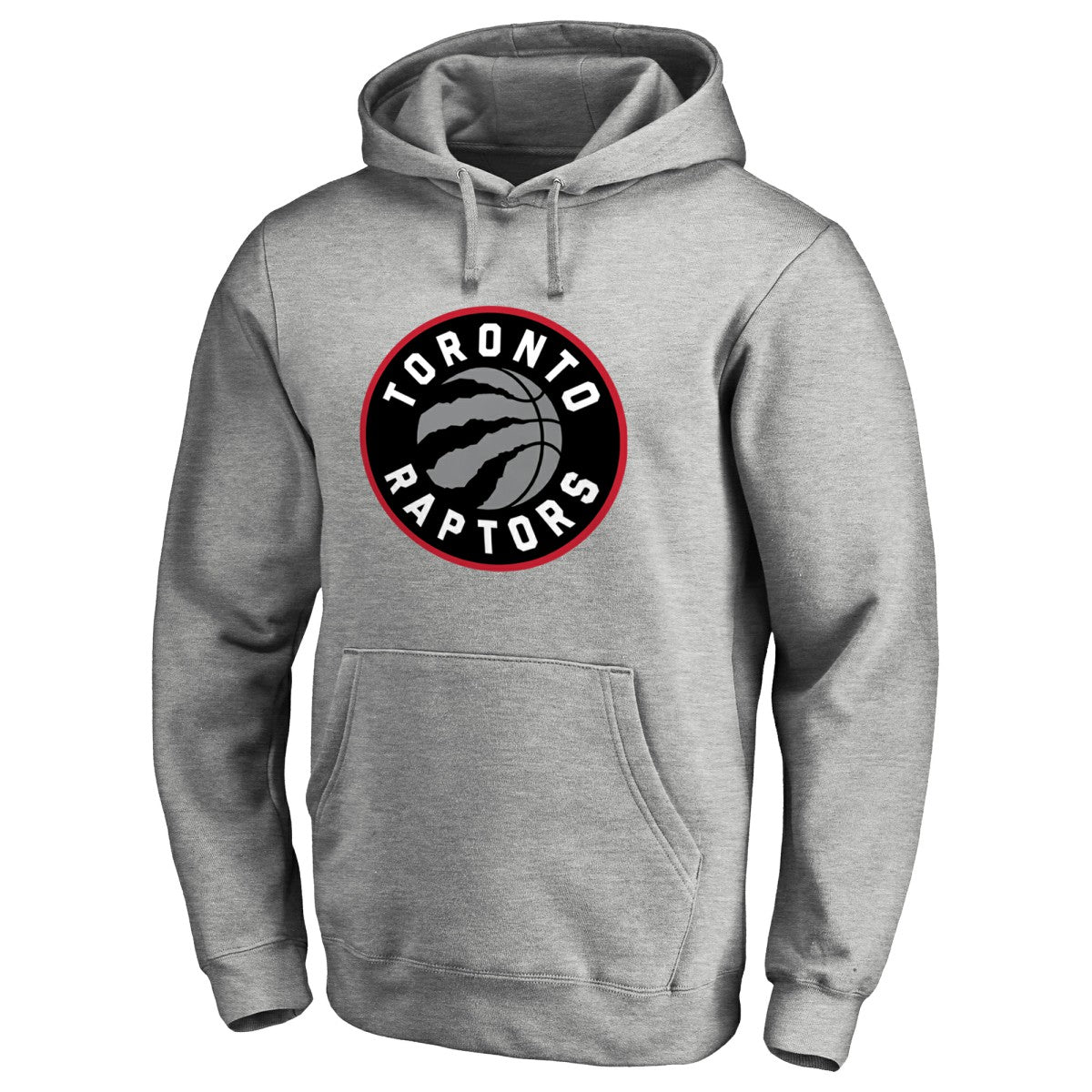 Toronto Raptors Primary Logo Pullover Hoodie Heather Gray - NBA