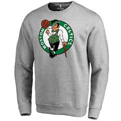 Boston Celtics Primary Logo Sweatshirt Heathered Gray - NBA
