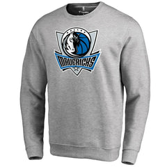 Dallas Mavericks Primary Logo Sweatshirt Heathered Gray - NBA