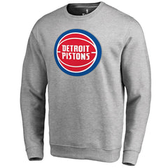 Detroit Pistons Primary Logo Sweatshirt Heathered Gray - NBA