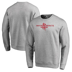 Houston Rockets Primary Logo Sweatshirt Heathered Gray - NBA