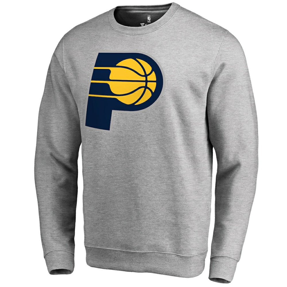 Indiana Pacers Primary Logo Sweatshirt Heathered Gray - NBA