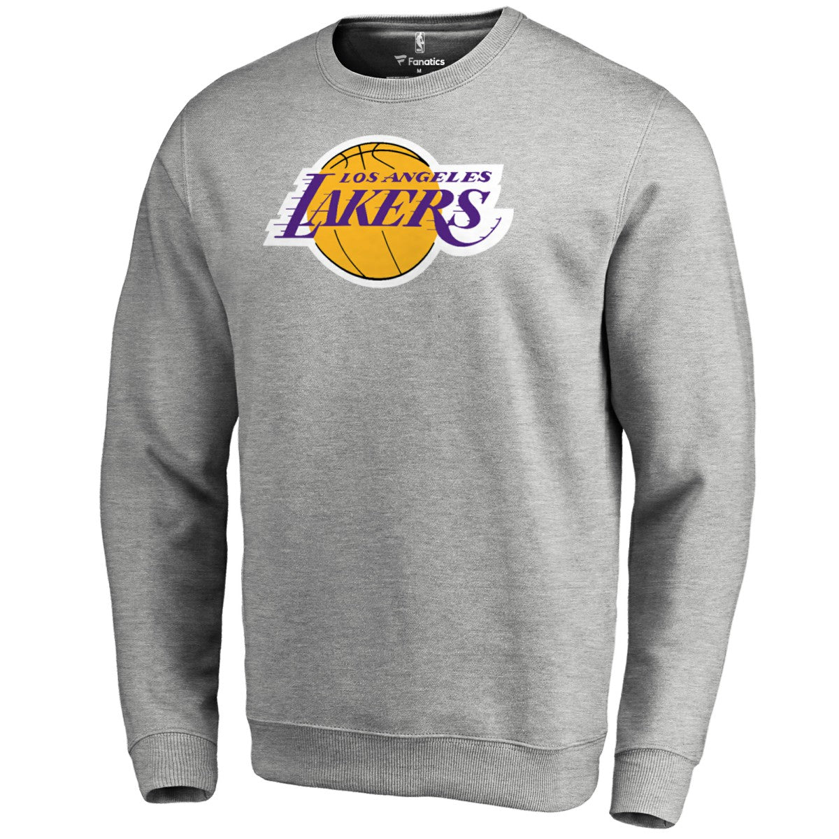 Los Angeles Lakers Primary Logo Sweatshirt Heathered Gray - NBA