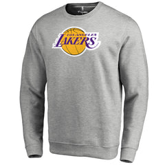 Los Angeles Lakers Primary Logo Sweatshirt Heathered Gray - NBA