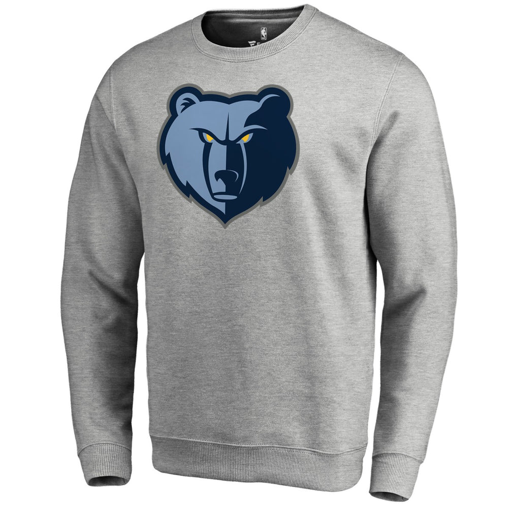 Memphis Grizzlies Primary Logo Sweatshirt Heathered Gray - NBA