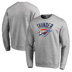Oklahoma City Thunder Primary Logo Sweatshirt Heathered Gray - NBA