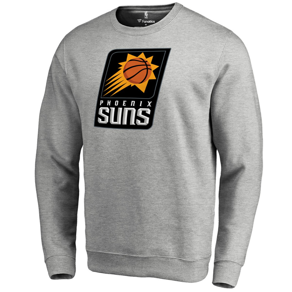 Phoenix Suns Primary Logo Sweatshirt Heathered Gray - NBA