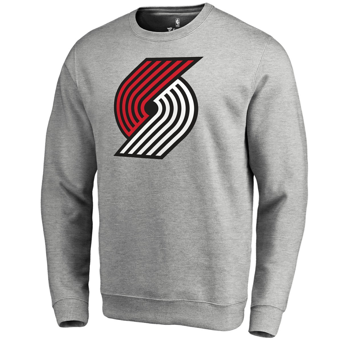 Portland Trail Blazers Primary Logo Sweatshirt Heathered Gray - NBA