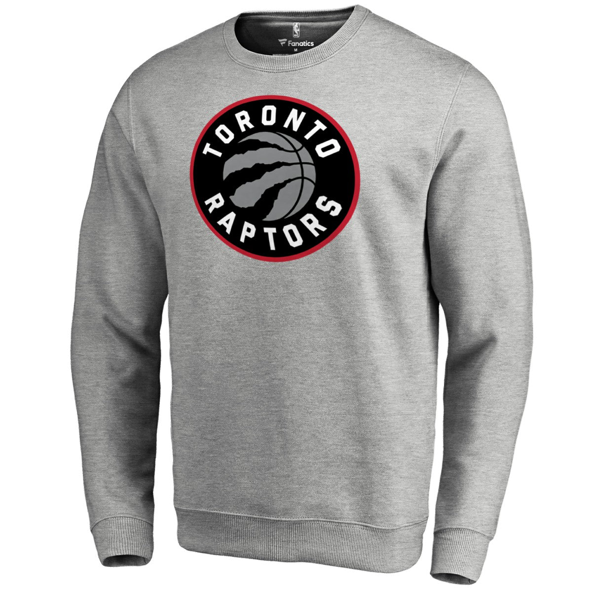 Toronto Raptors Primary Logo Sweatshirt Heathered Gray - NBA