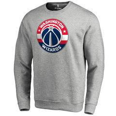 Washington Wizards Primary Logo Sweatshirt Heathered Gray - NBA
