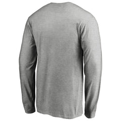 Portland Trail Blazers Primary Logo Long Sleeve T-Shirt Heather Gray - NBA