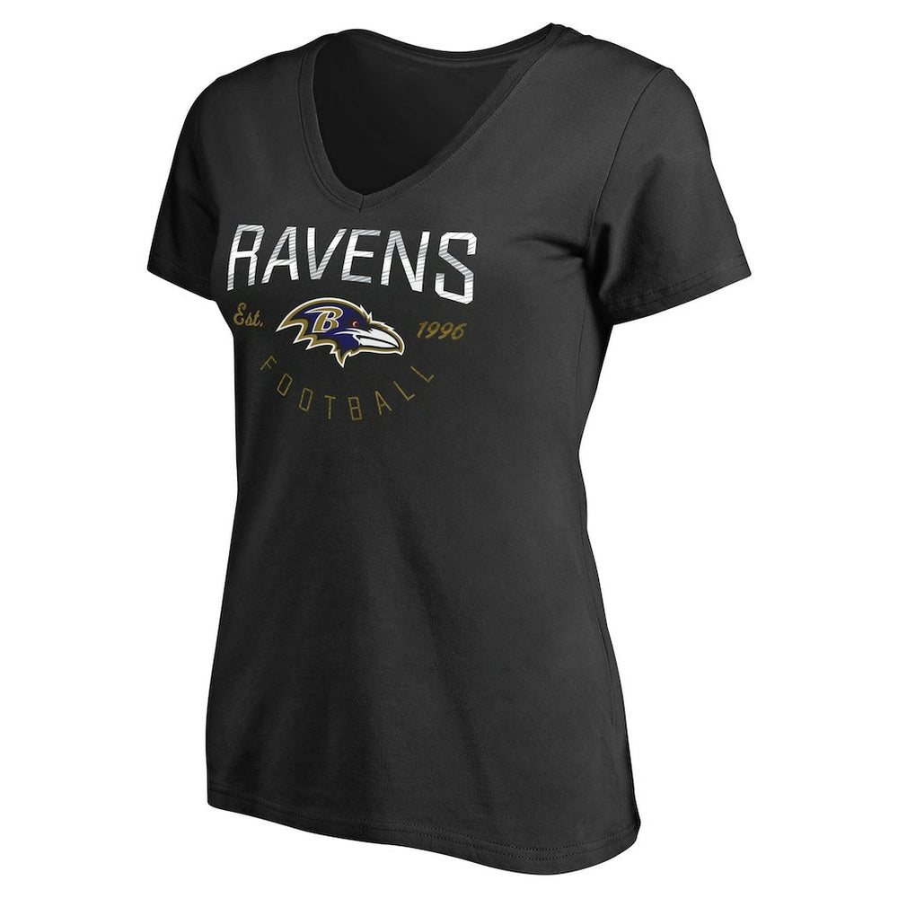 Baltimore Ravens Women's Live For It T-Shirt Black | NFL