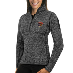 Florida Panthers Antigua Women's Fortune Half-Zip Sweatshirt - Charcoal - NHL
