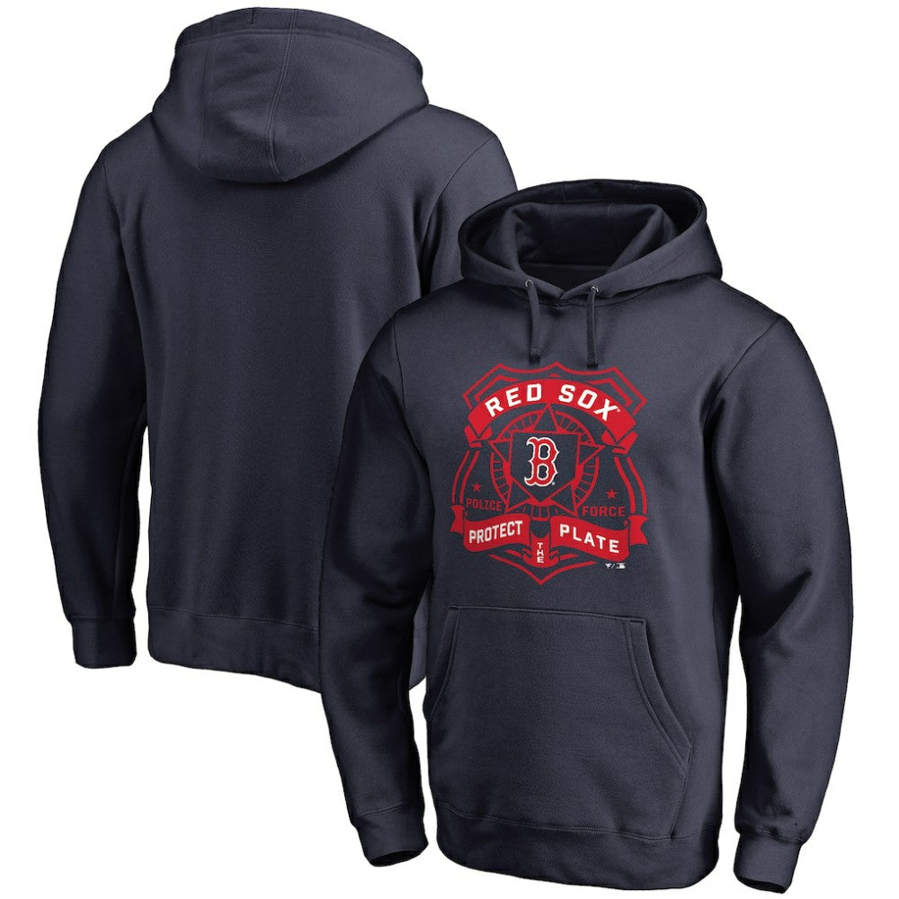Boston Red Sox Police Badge Pullover Hoodie - MLB