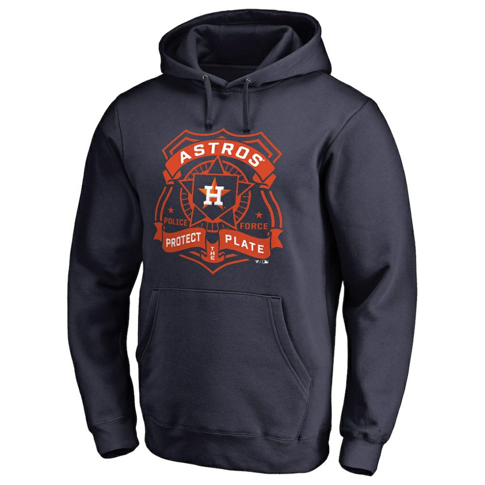 Houston Astros Police Badge Pullover Hoodie - MLB