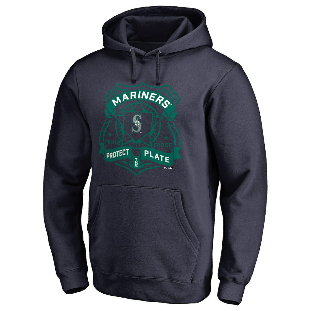 Seattle Mariners Police Badge Pullover Hoodie - MLB