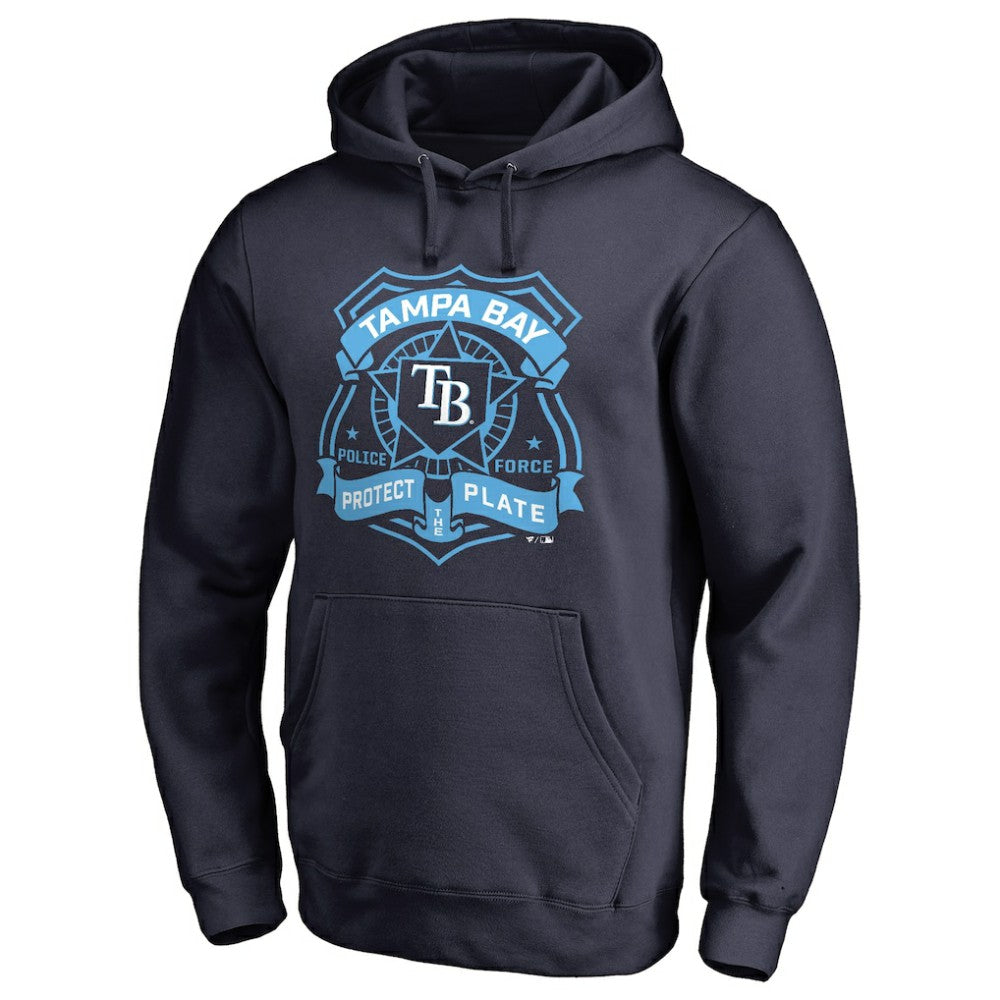 Tampa Bay Rays Police Badge Pullover Hoodie - MLB