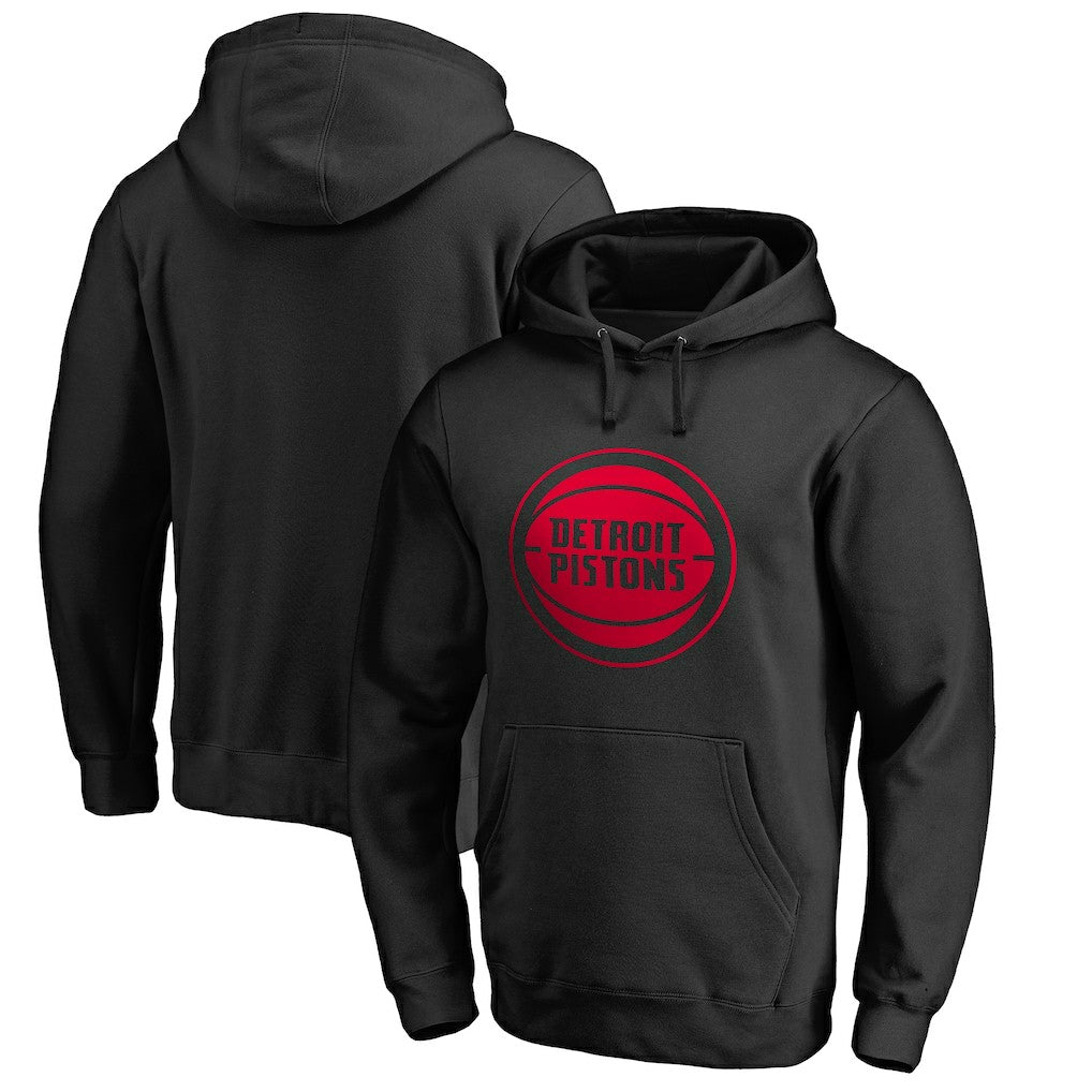 Detroit Pistons Taylor Pullover Hoodie Black - NBA