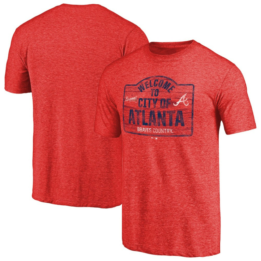 Atlanta Braves Welcome to Atlanta Hometown Tri-Blend T-Shirt - MLB